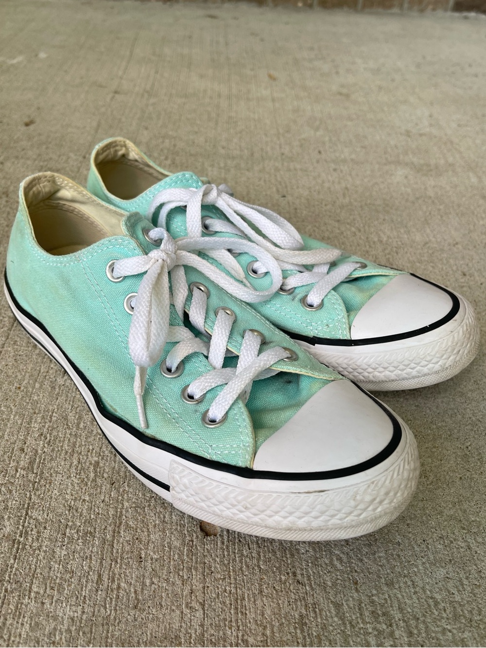 Converse Chuck Taylor All Star Mint Green Low Top Sneakers Women’s 8 Men’s 6